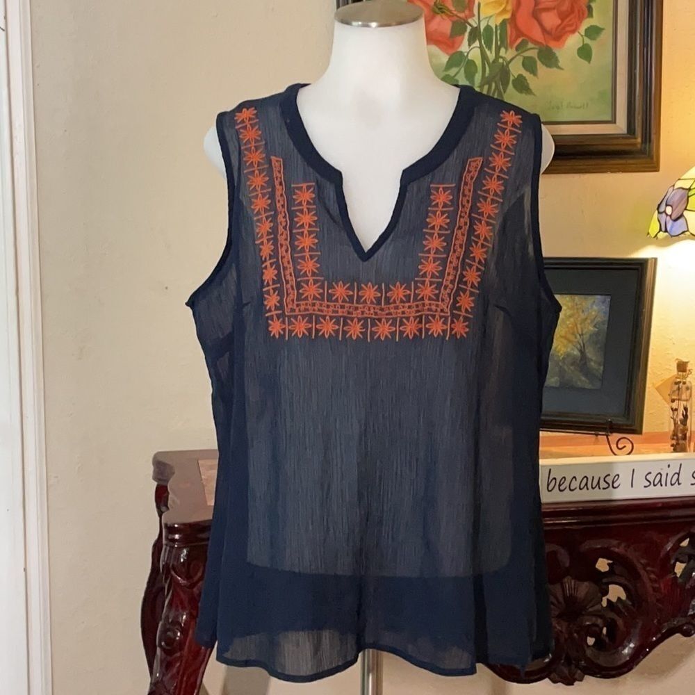 Lucky Brand Sleeveless tunic